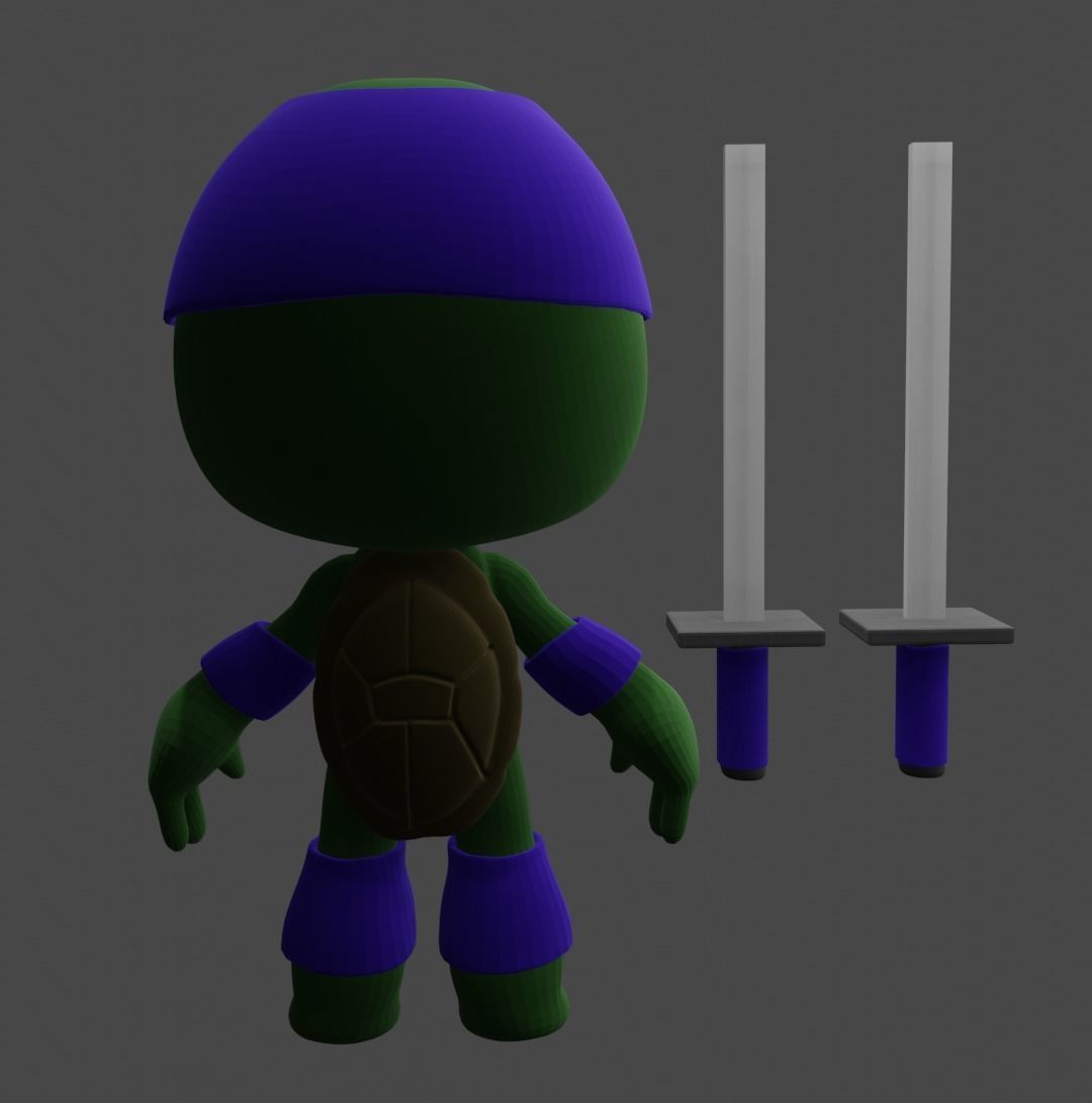  toys ninja turtles  3D model_1