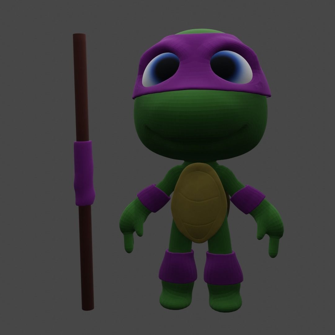  toys ninja turtles  3D model_7