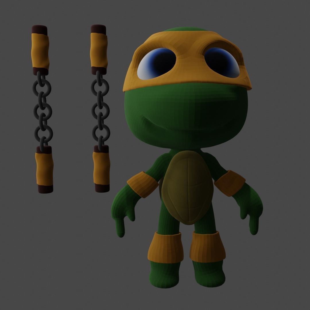  toys ninja turtles  3D model_9