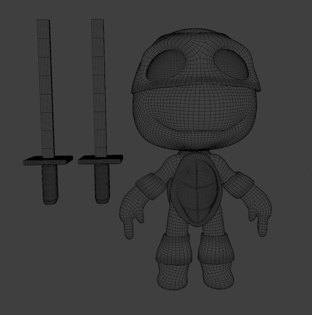  toys ninja turtles  3D model_12