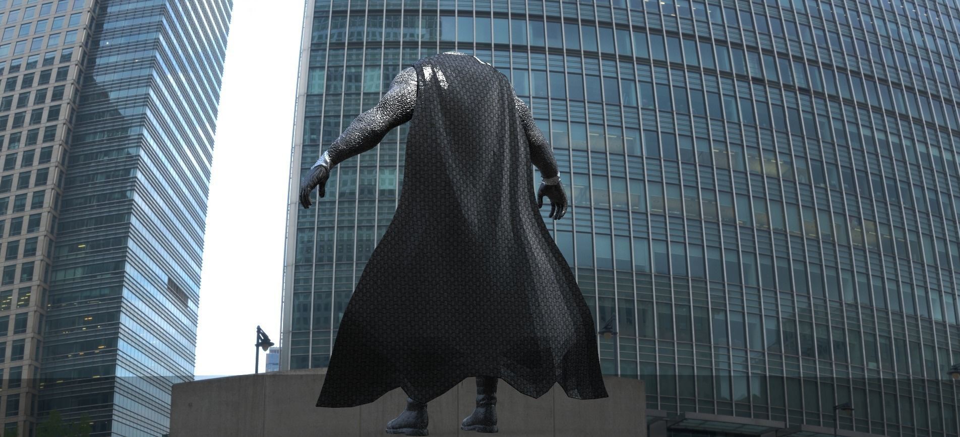 Superman Silver Costume  3D model_7