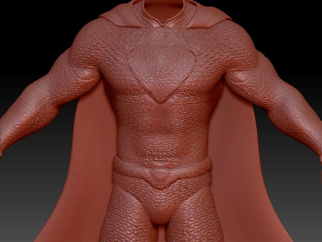 Superman Silver Costume  3D model_18
