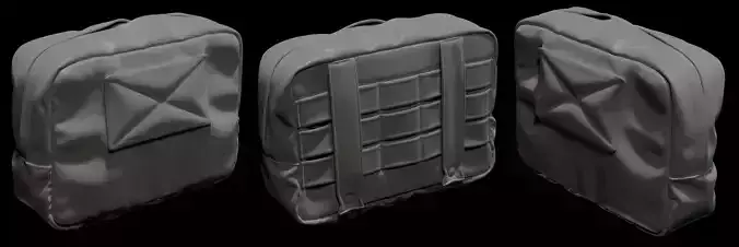 Marvelous Designer  Admin Pouch 3D model