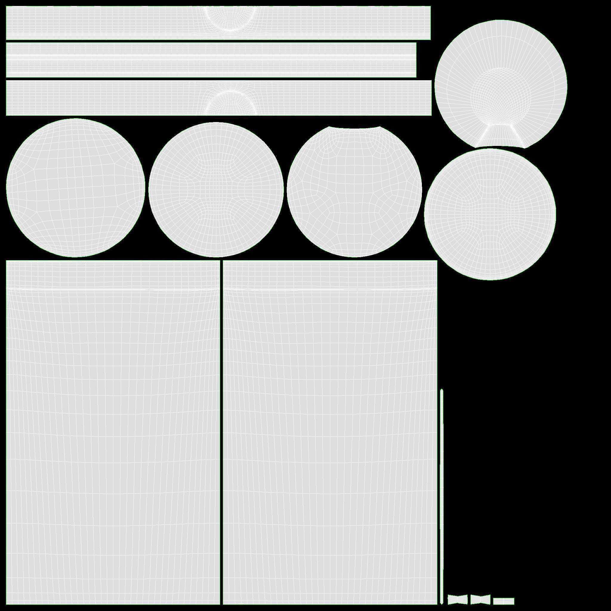 Makeup removal and evening care mockup 3D model_15