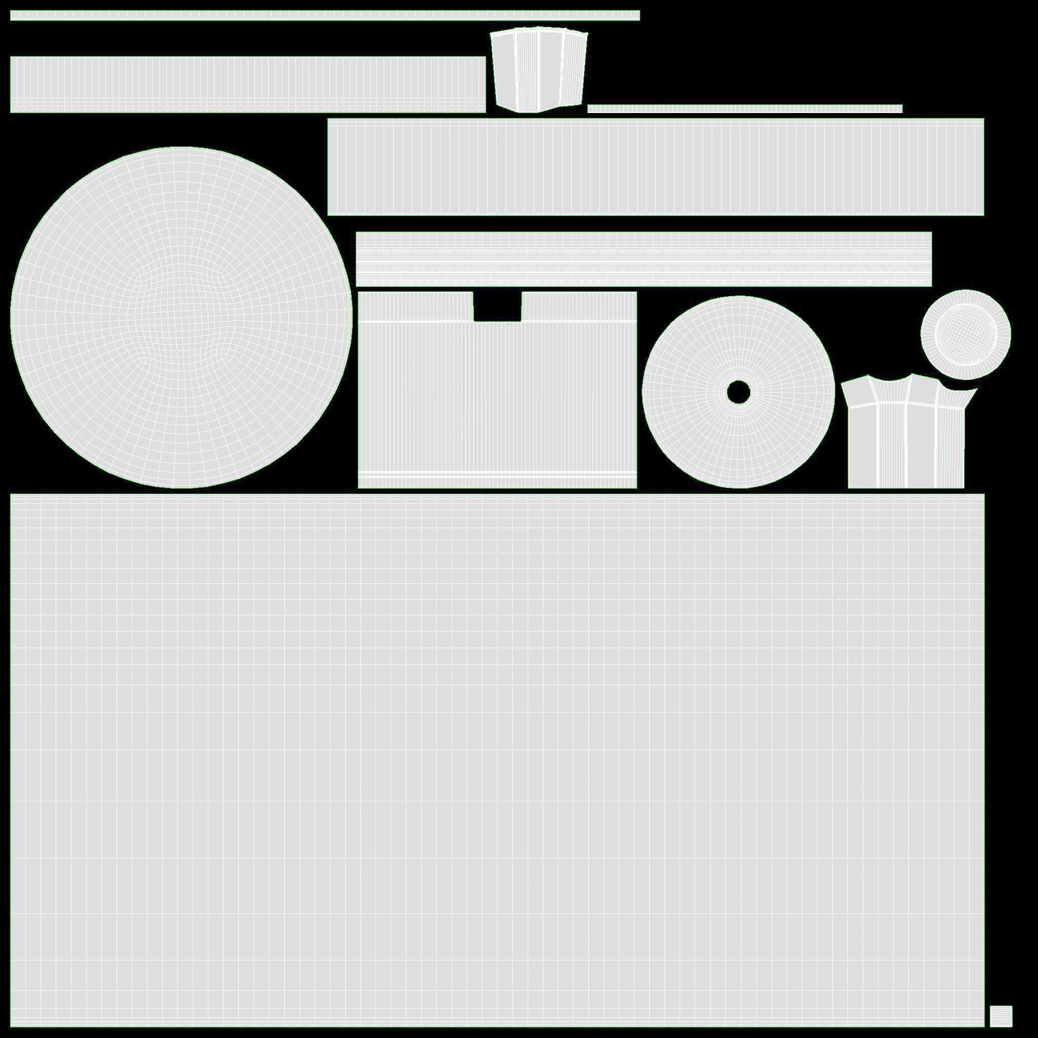 Makeup removal and evening care mockup 3D model_7