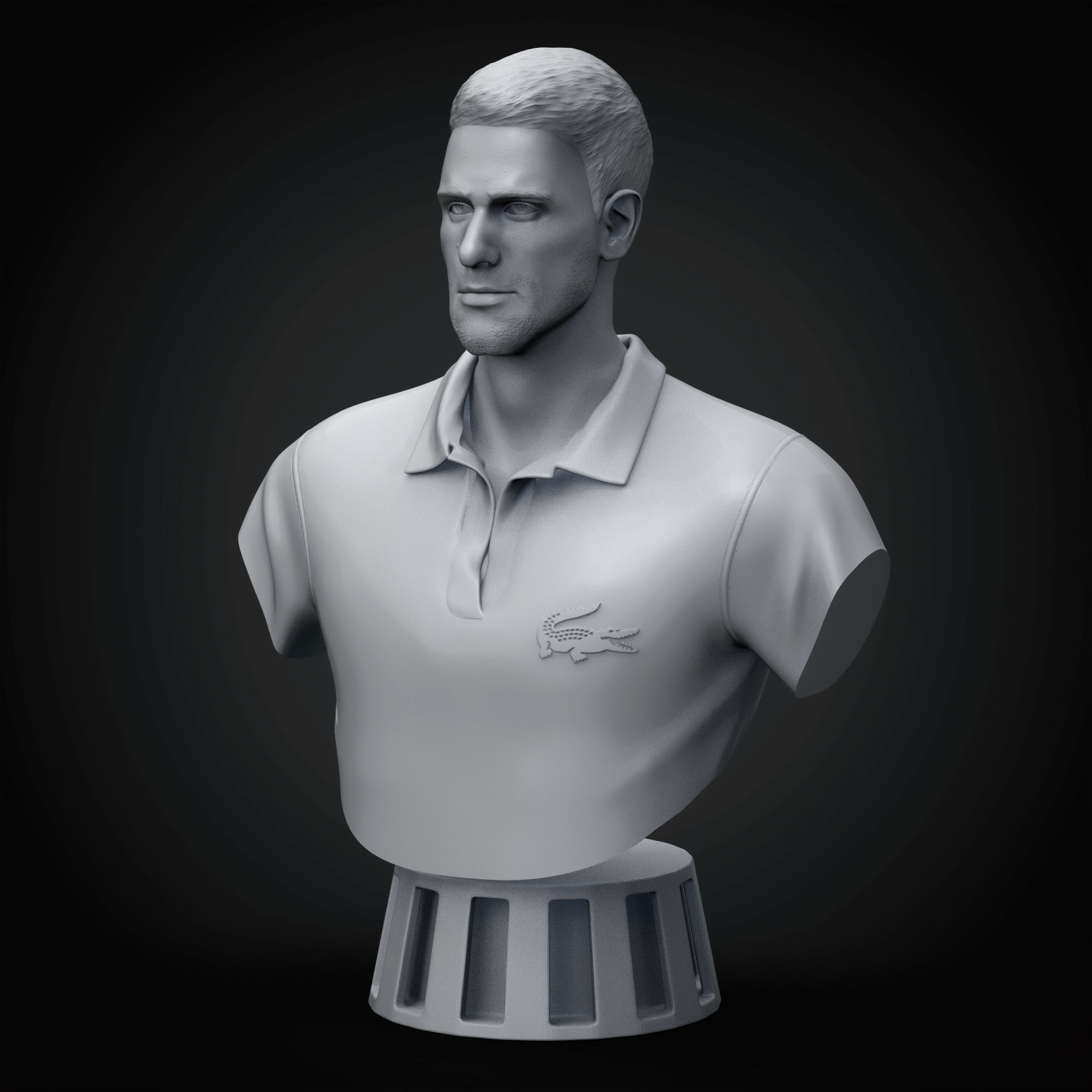 Novak Djokovic 3D Printable 3D print model_8