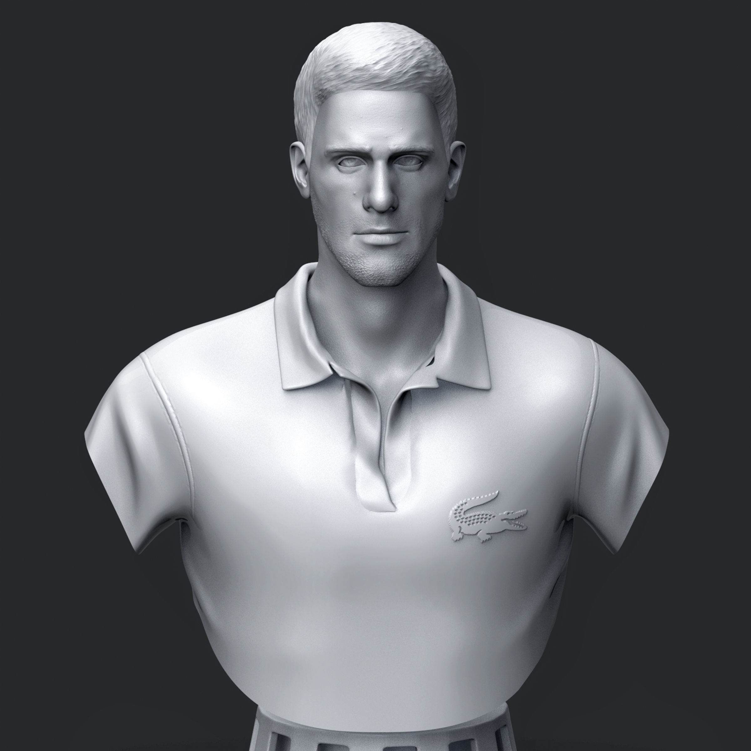 Novak Djokovic 3D Printable 3D print model_13