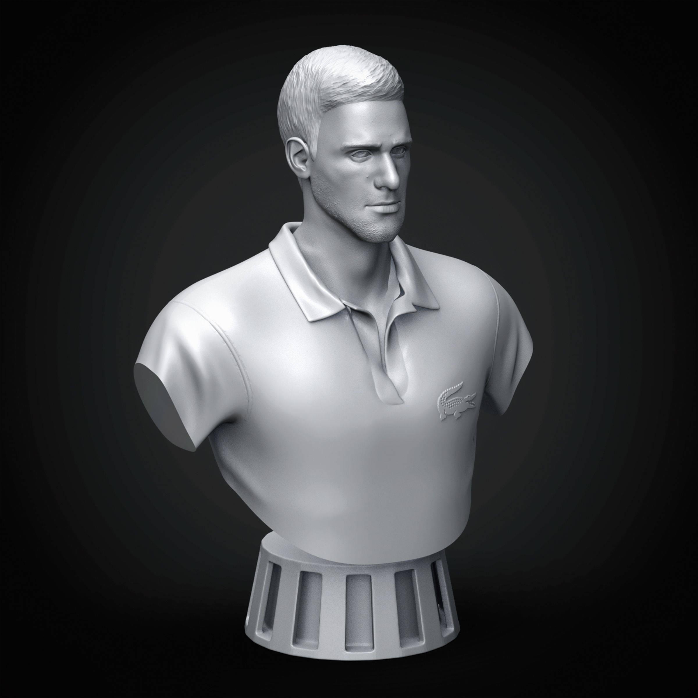 Novak Djokovic 3D Printable 3D print model_12