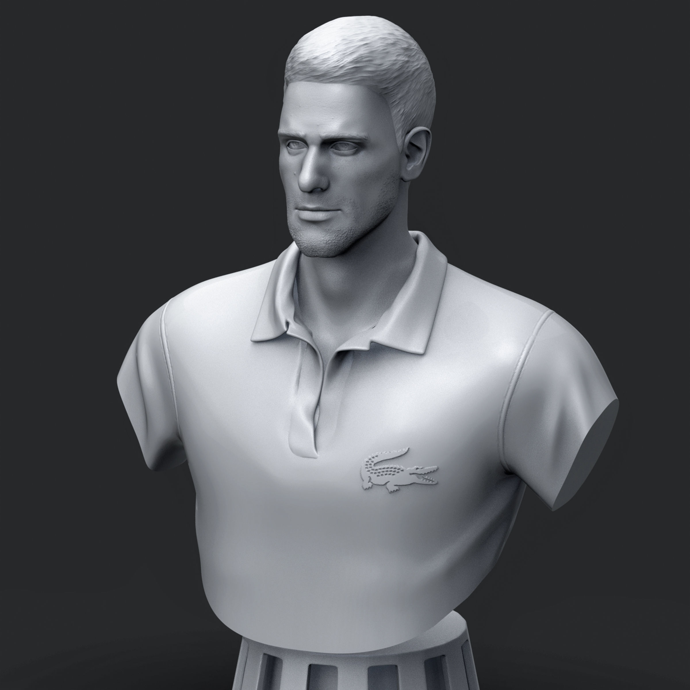 Novak Djokovic 3D Printable 3D print model_14