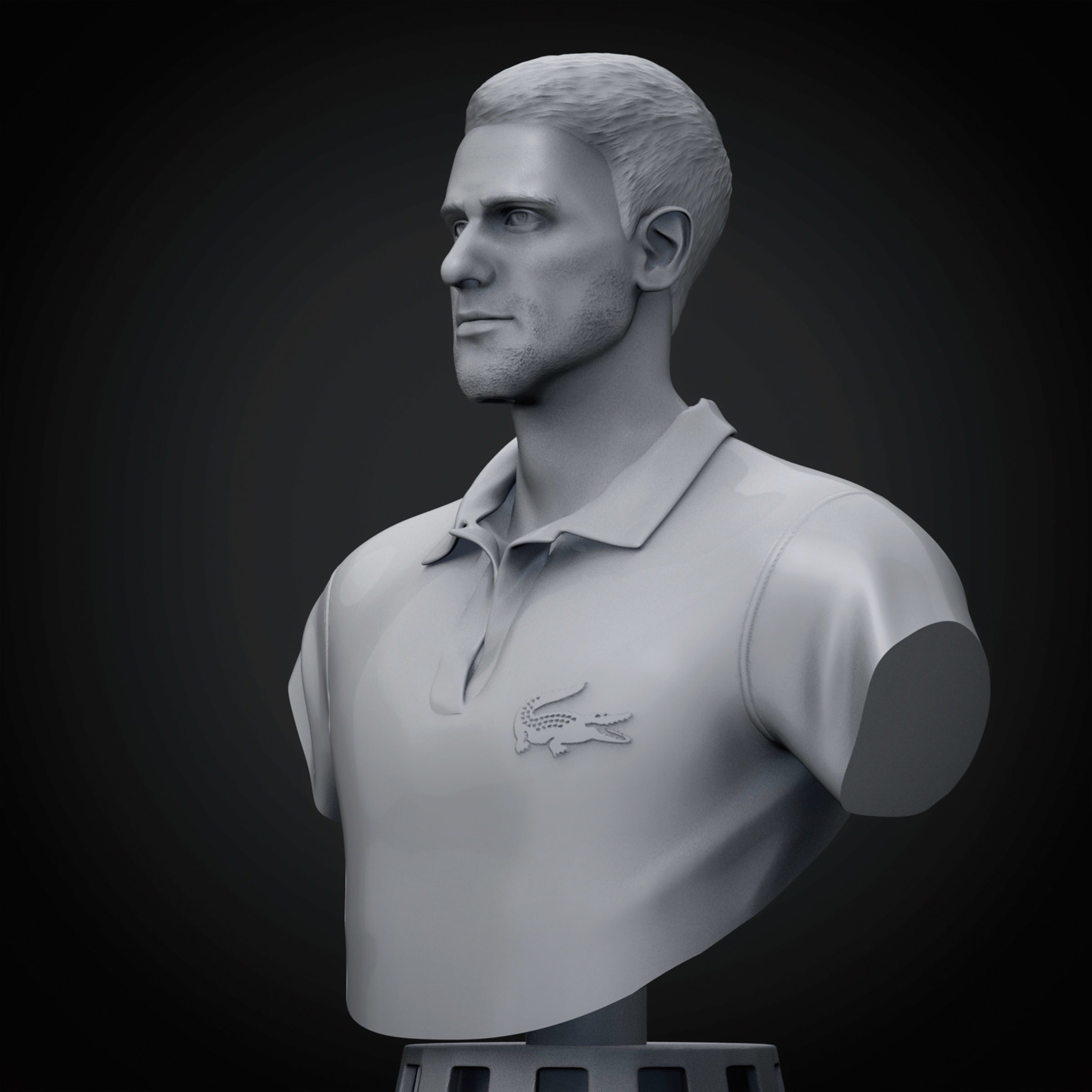 Novak Djokovic 3D Printable 3D print model_17
