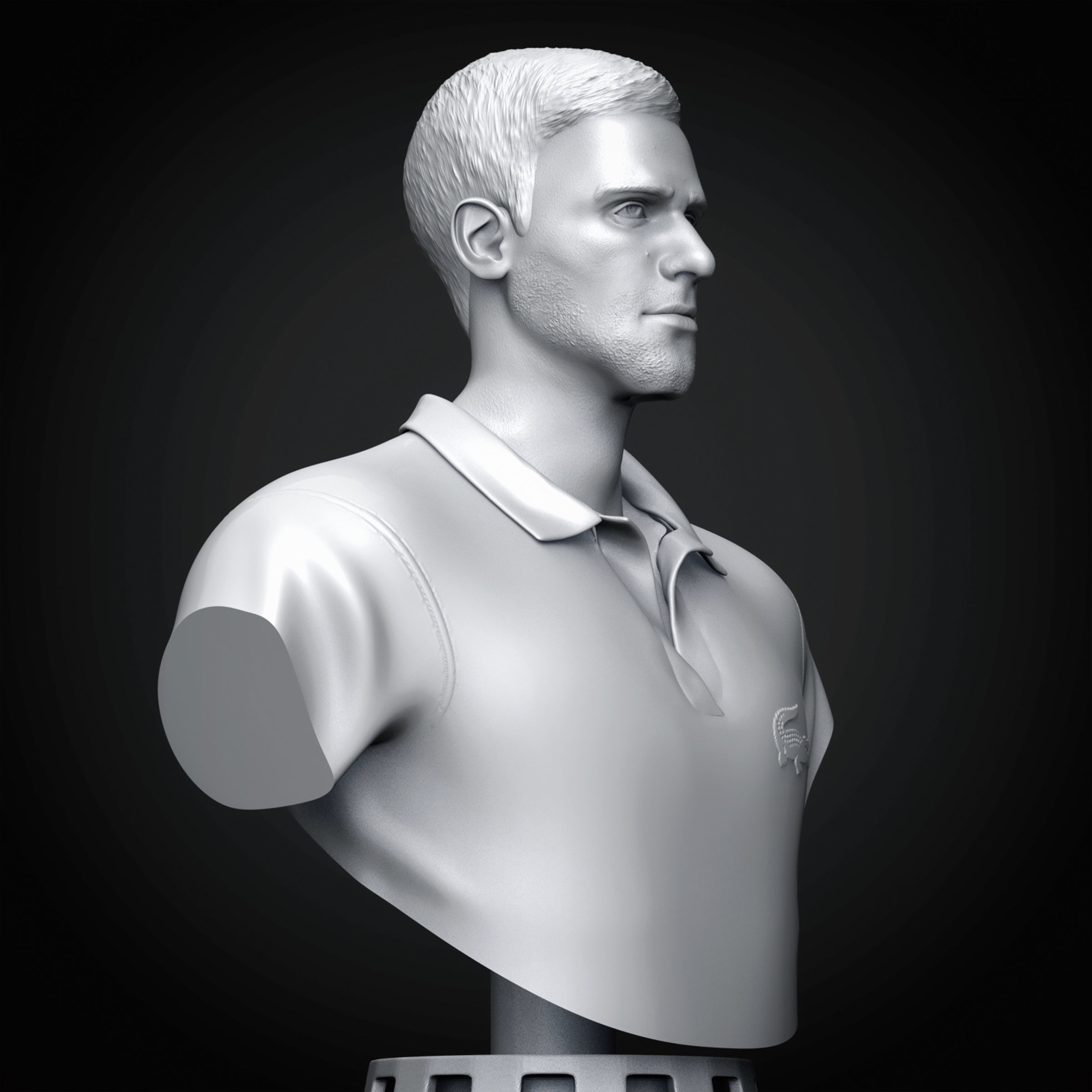 Novak Djokovic 3D Printable 3D print model_16