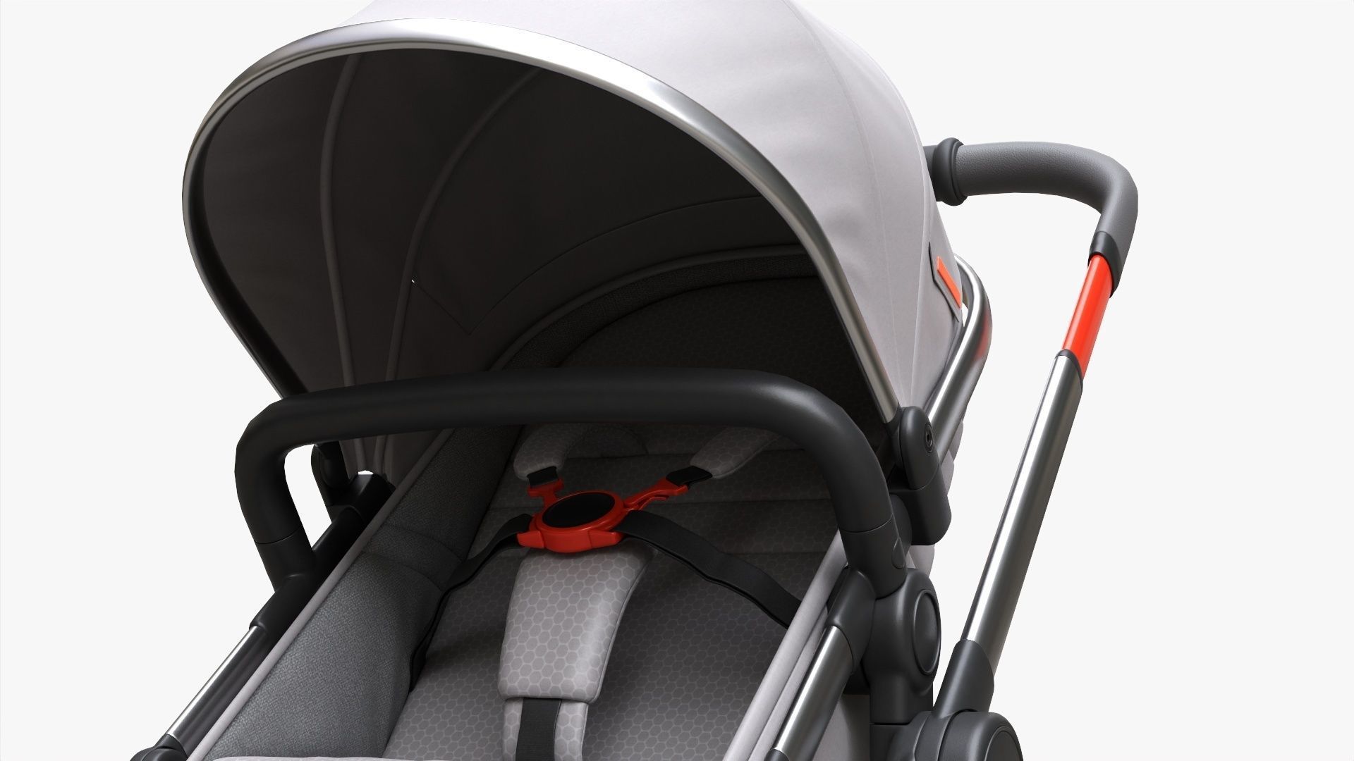 Baby stroller 01 3D model_7