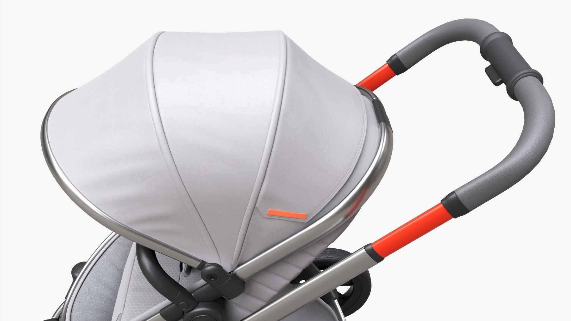 Baby stroller 01 3D model_8