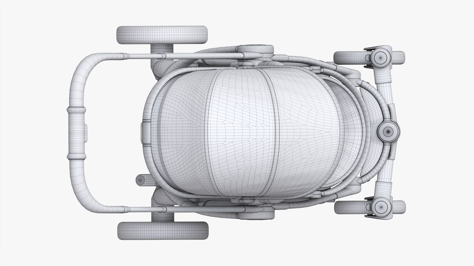 Baby stroller 01 3D model_18