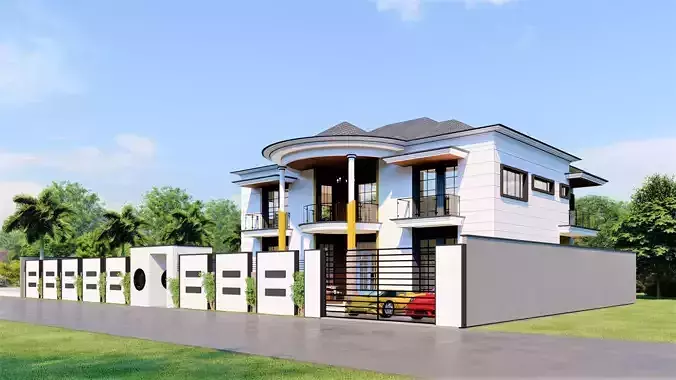 DUPLEX house design in philippines