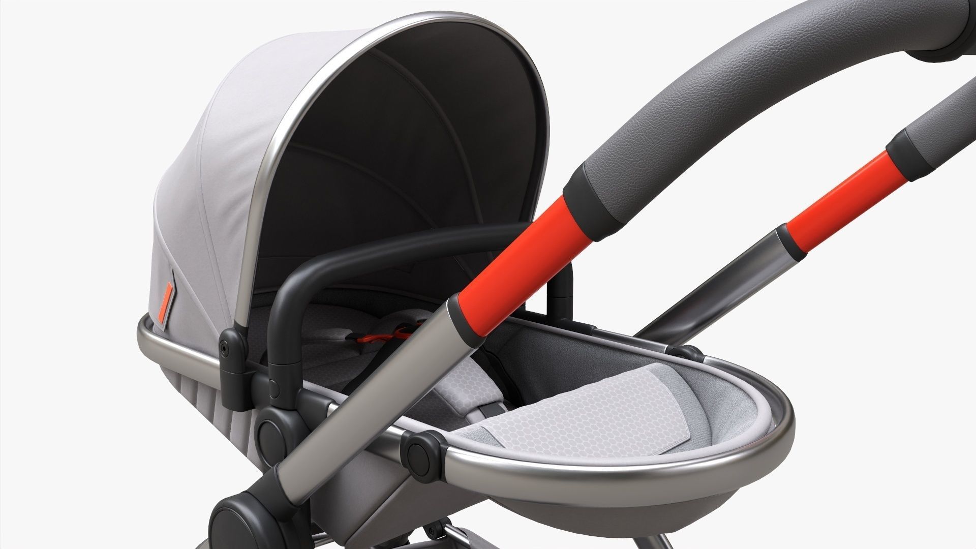 Baby stroller 02 3D model_3