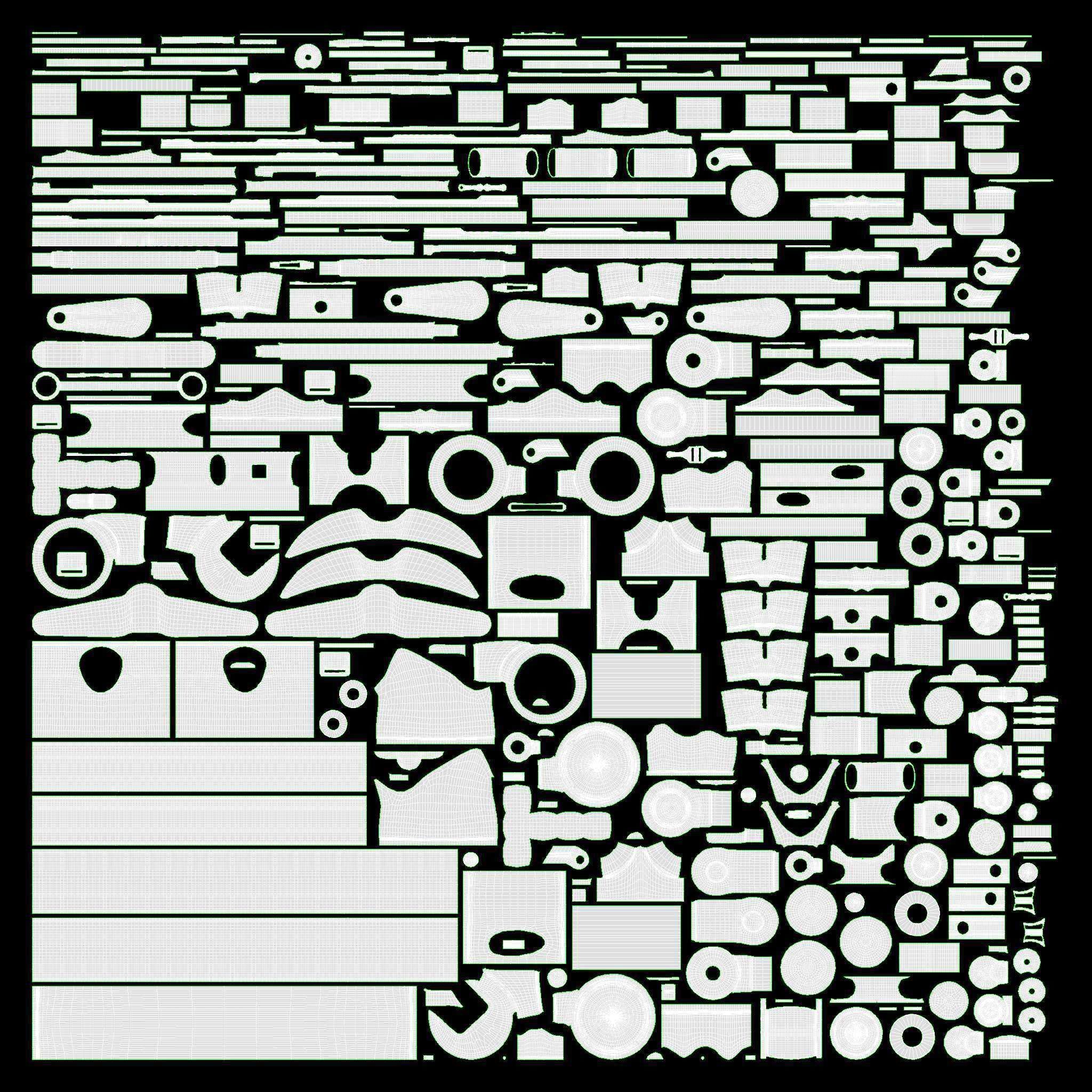 Baby stroller 02 3D model_25