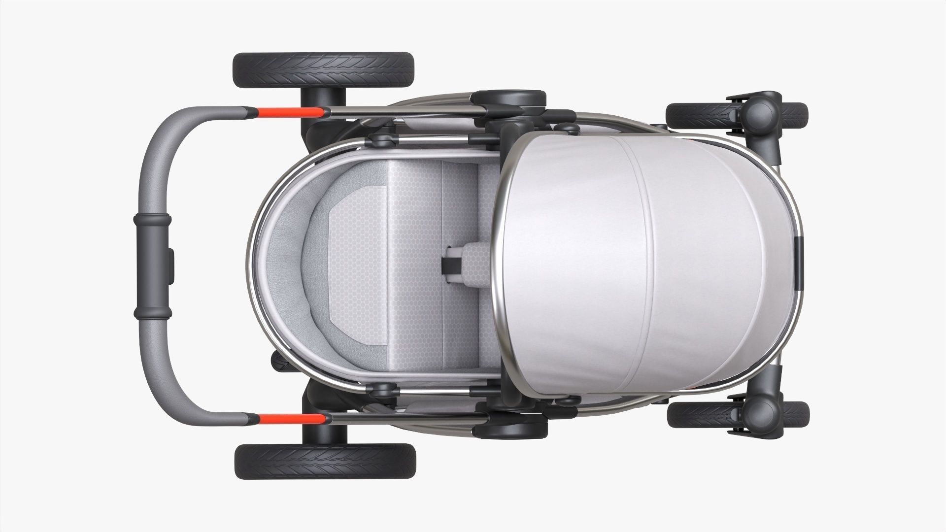 Baby stroller 02 3D model_10