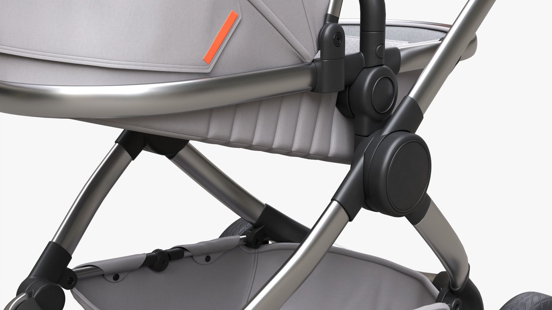 Baby stroller 02 3D model_6