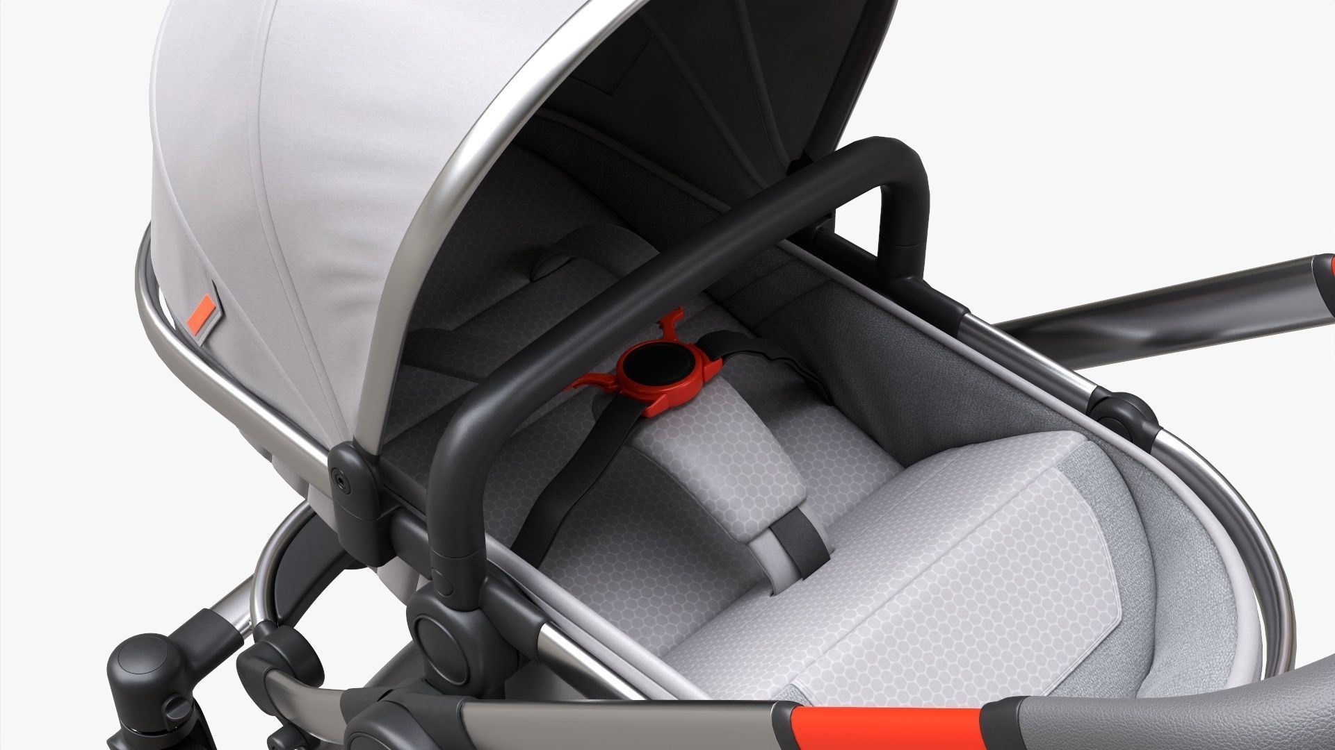 Baby stroller 02 3D model_4