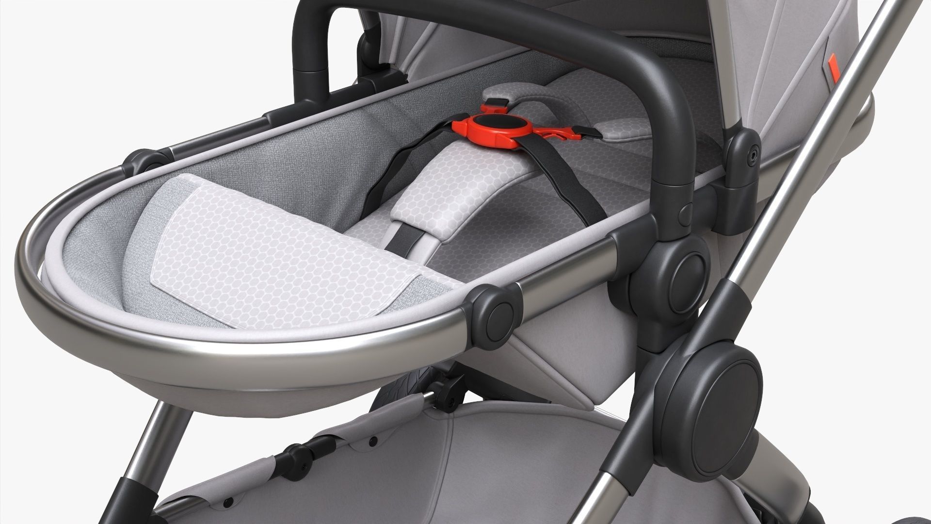 Baby stroller 03 3D model_4