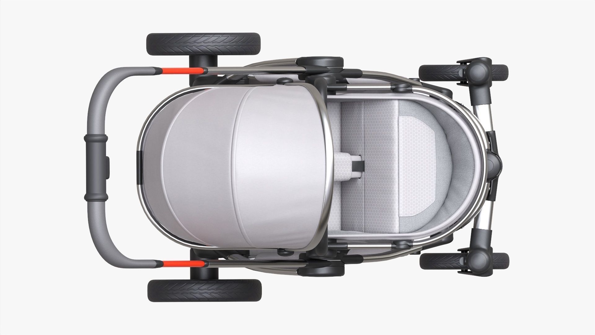 Baby stroller 03 3D model_9