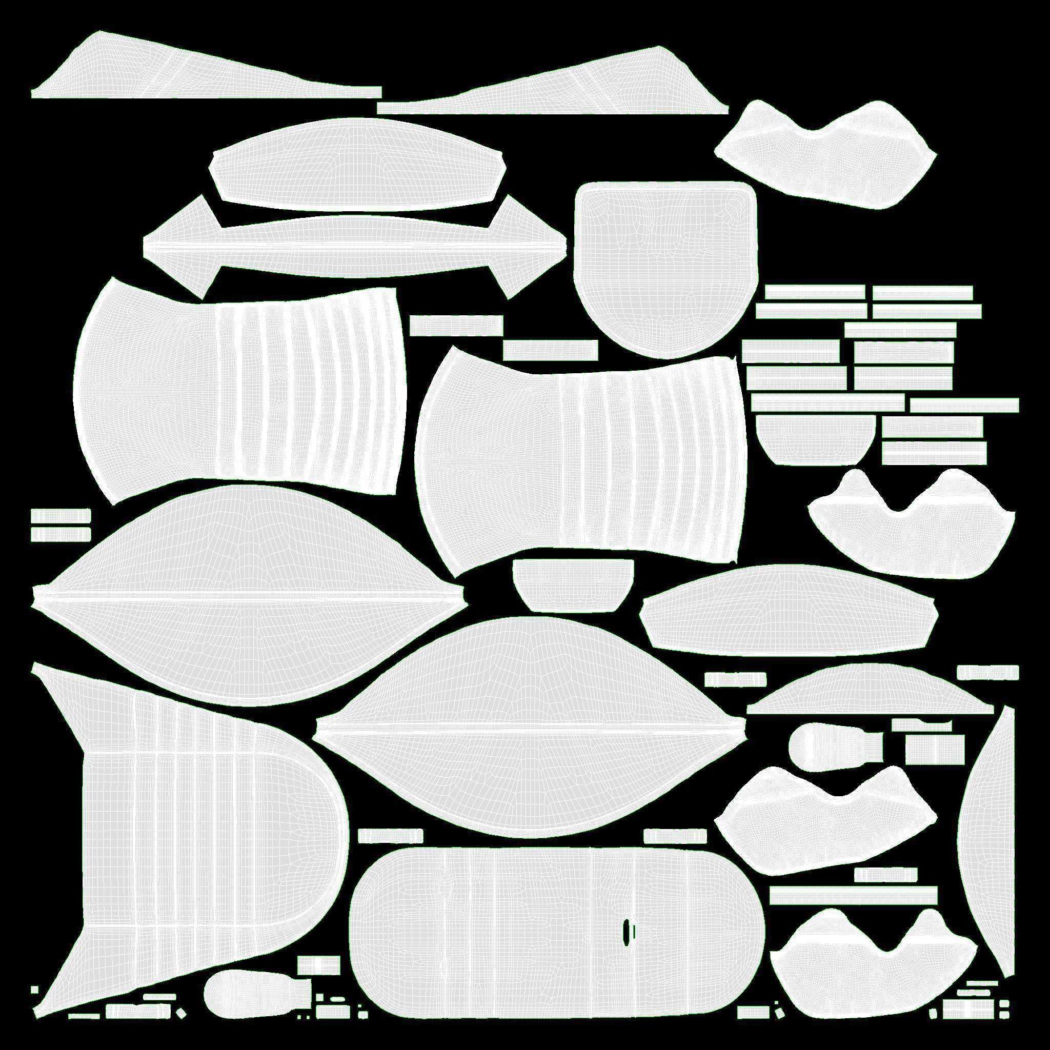 Baby stroller 03 3D model_25