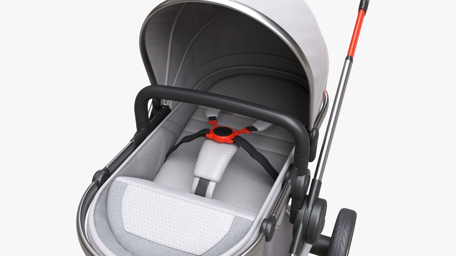 Baby stroller 03 3D model_5