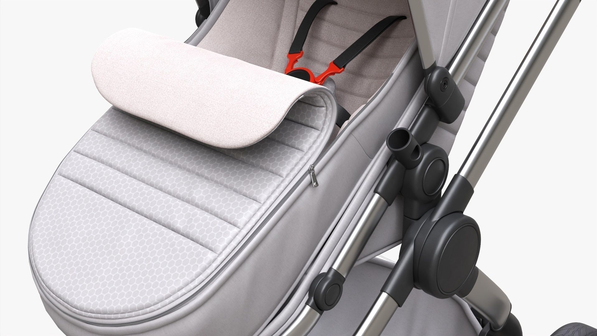 Baby stroller 04 3D model_4