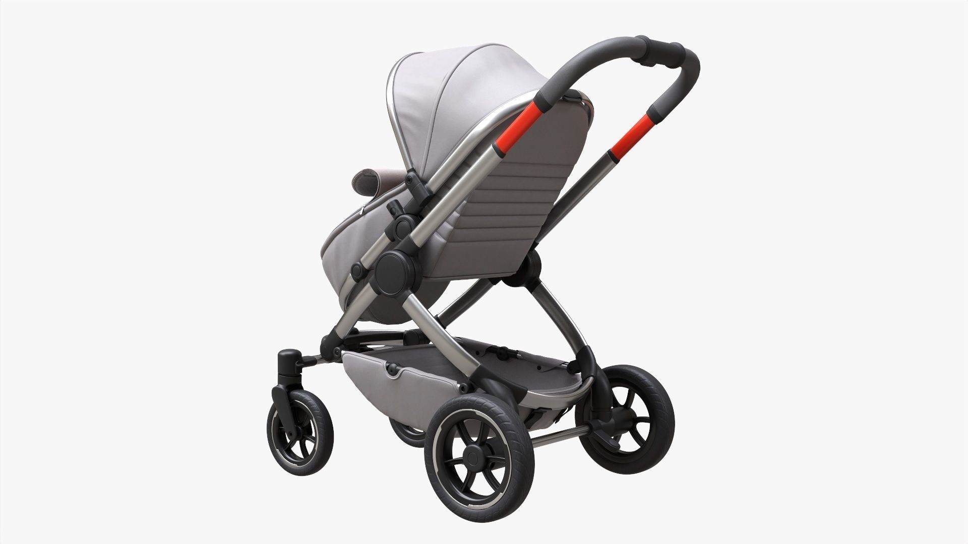Baby stroller 04 3D model_1