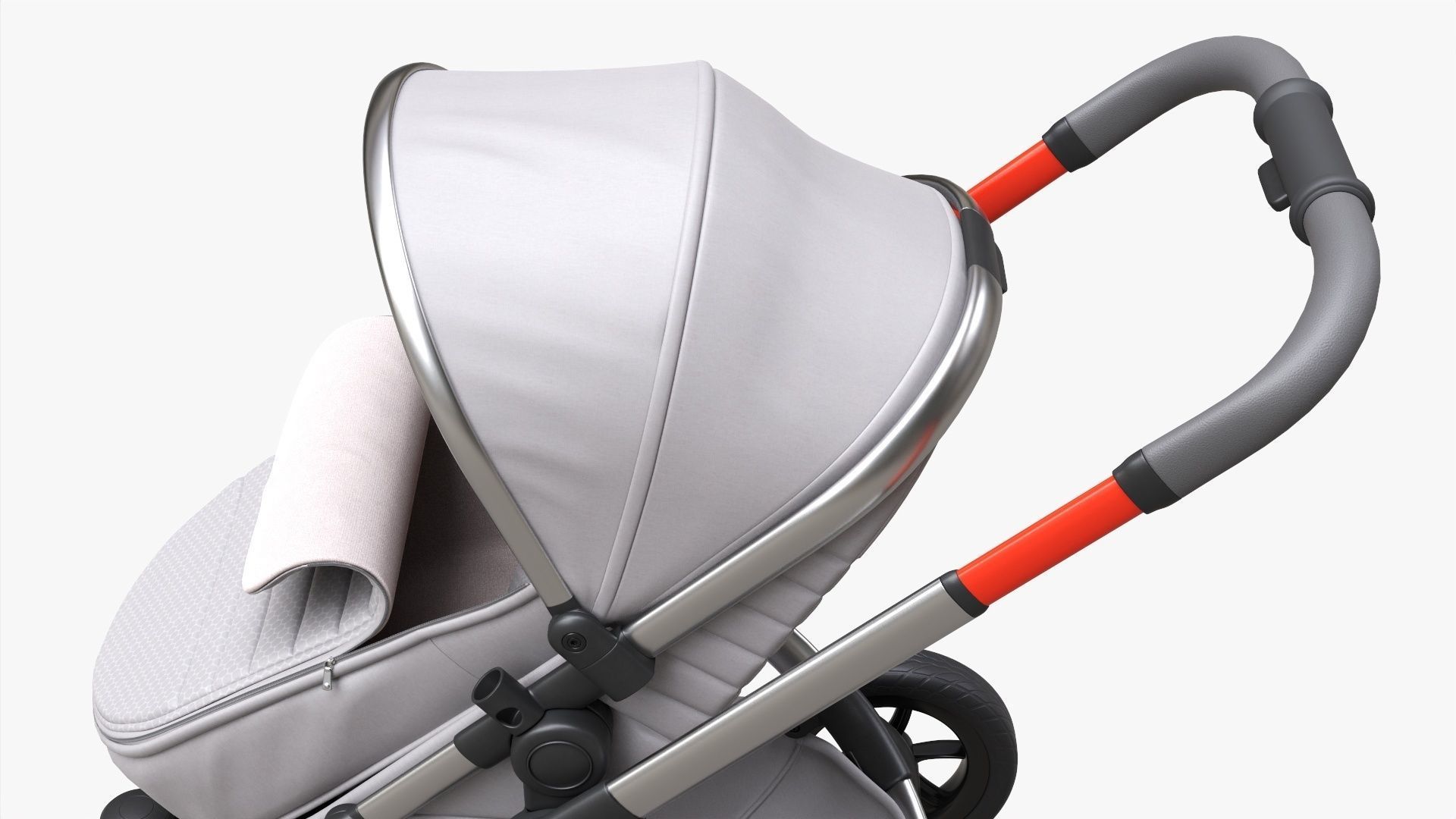 Baby stroller 04 3D model_3