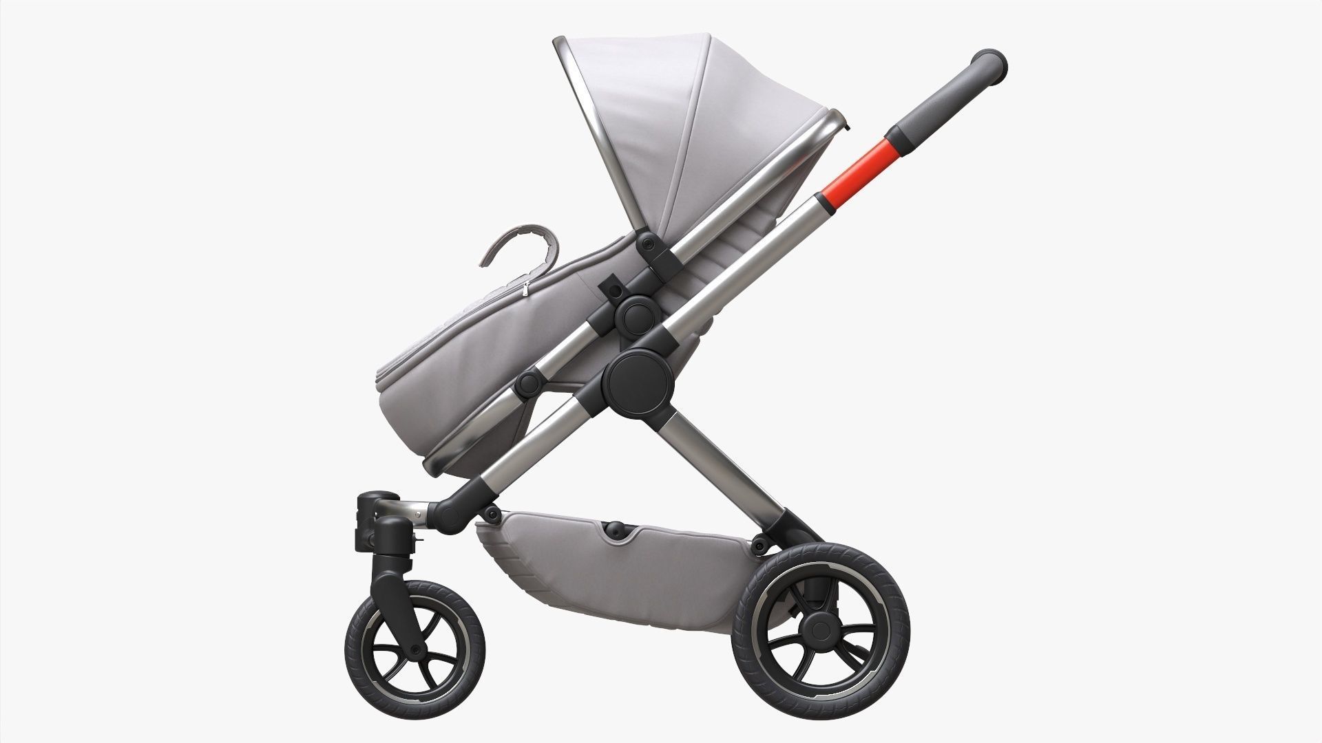 Baby stroller 04 3D model_2