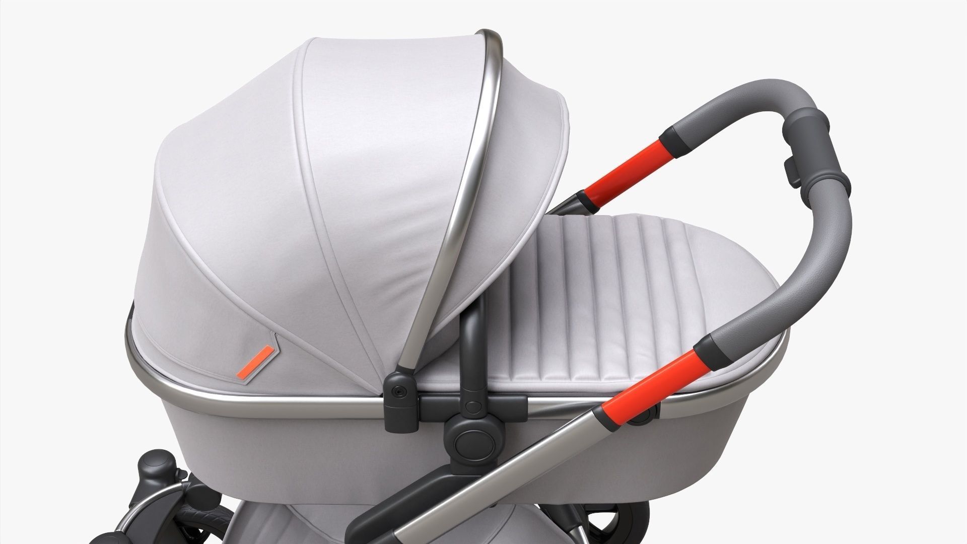Baby stroller 05 3D model_4
