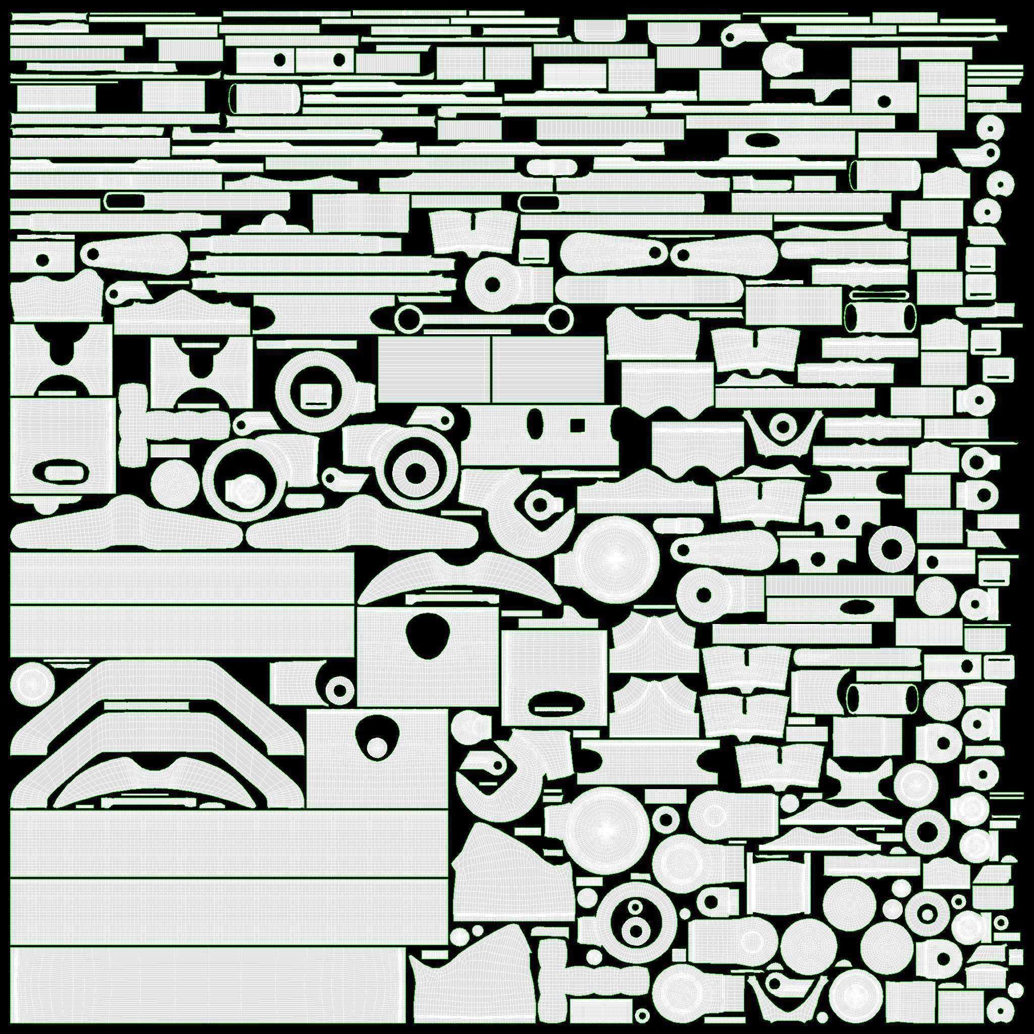 Baby stroller 05 3D model_23