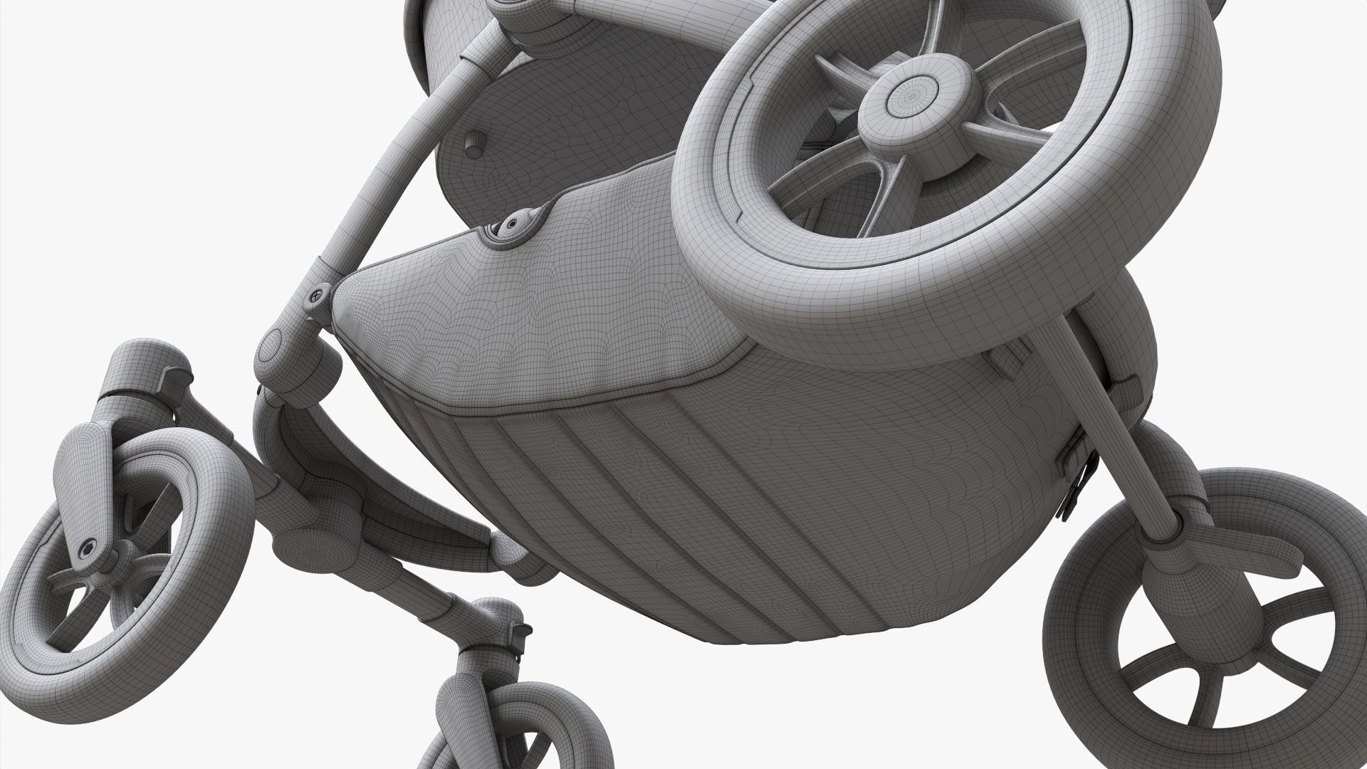 Baby stroller 05 3D model_17