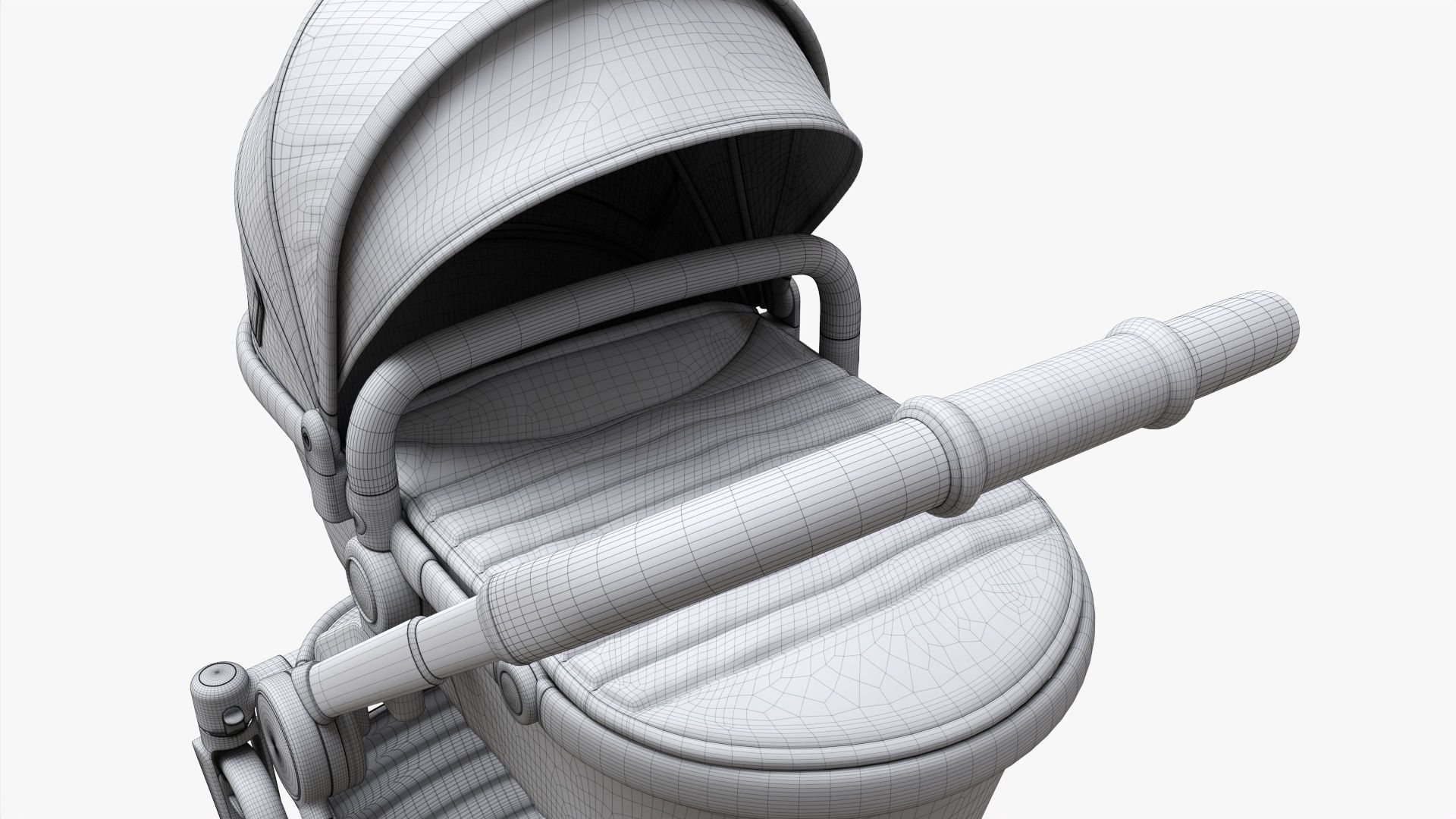 Baby stroller 05 3D model_16