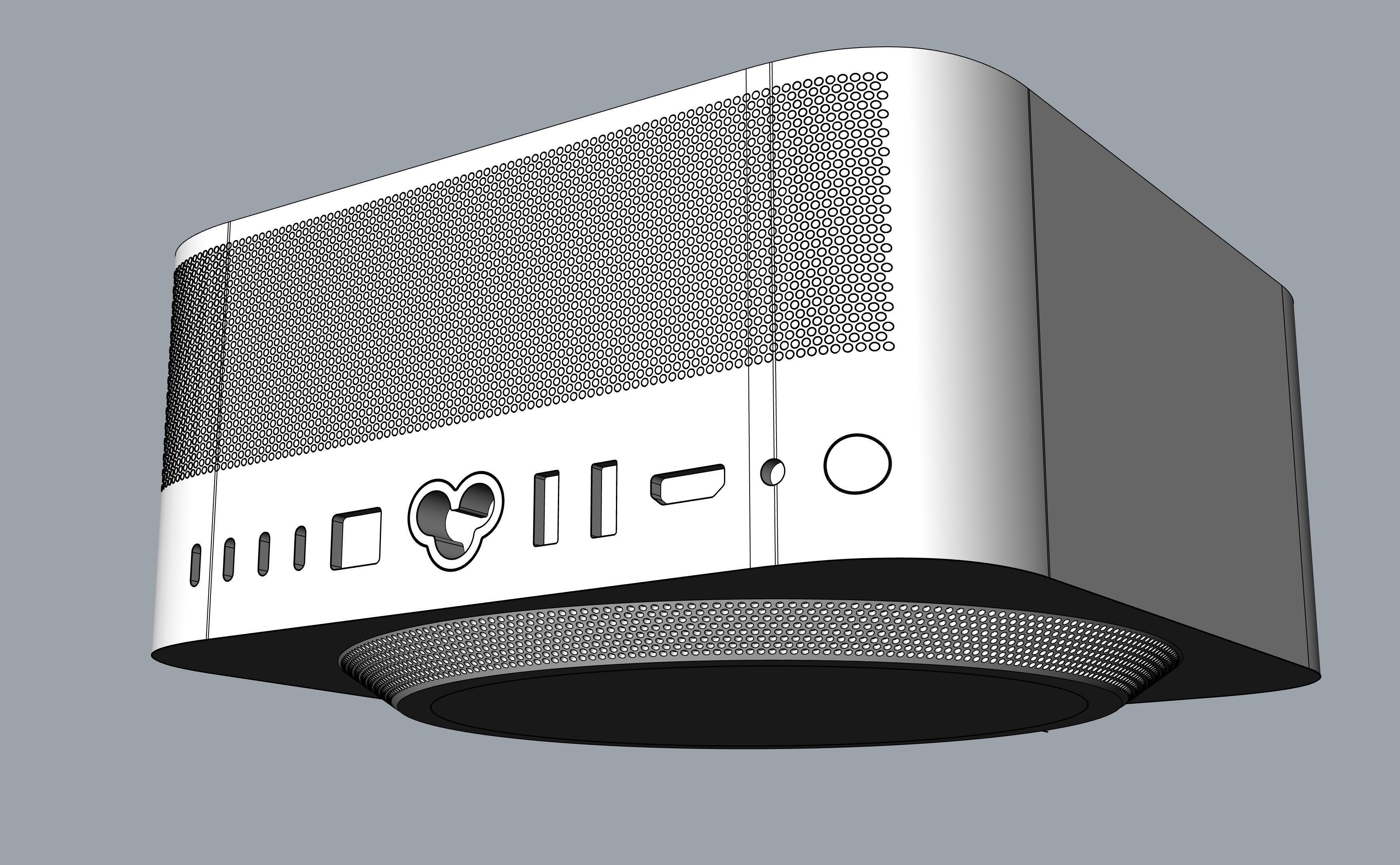 Apple Mac Studio 3D print model_2