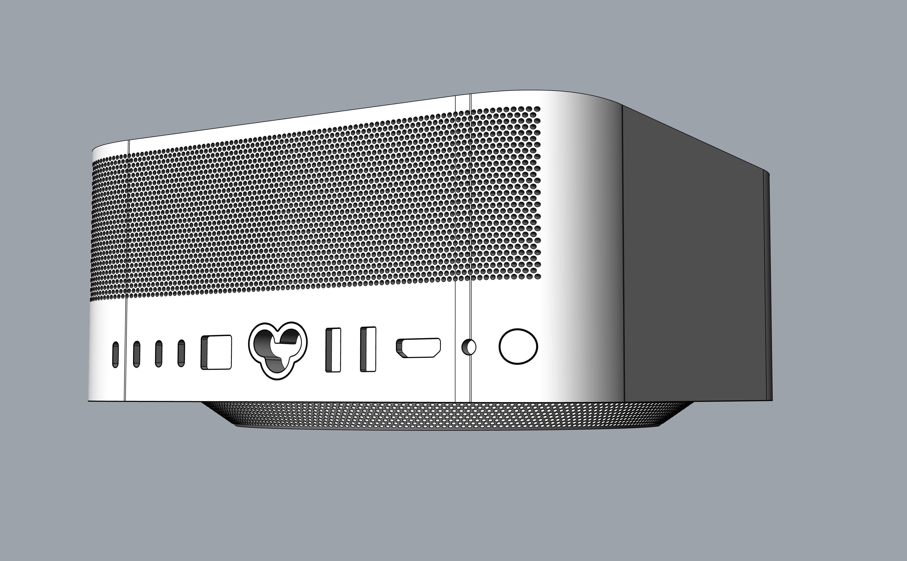 Apple Mac Studio 3D print model_9