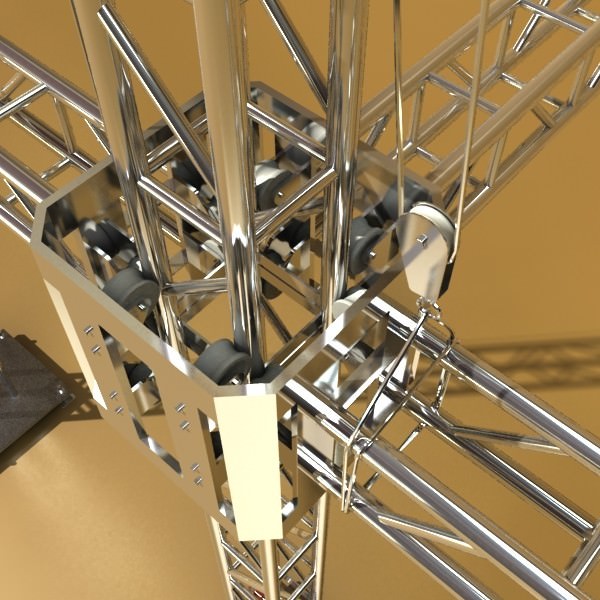Truss System High Detail 2 0 3D model_4