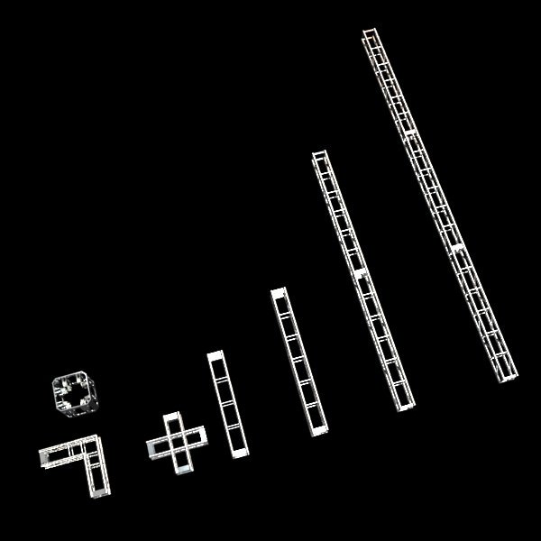 Truss System High Detail 2 0 3D model_12