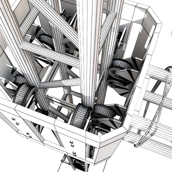 Truss System High Detail 2 0 3D model_22