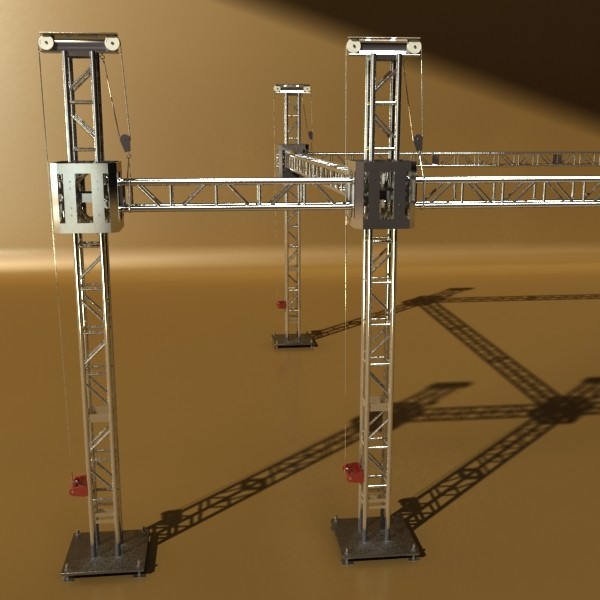Truss System High Detail 2 0 3D model_9