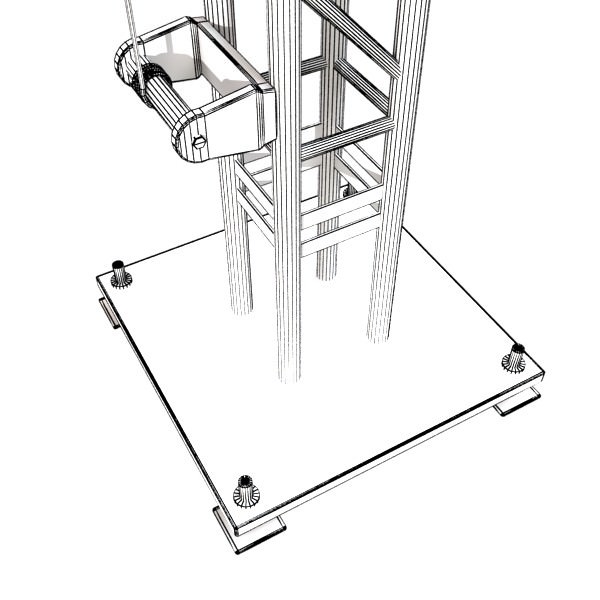 Truss System High Detail 2 0 3D model_23