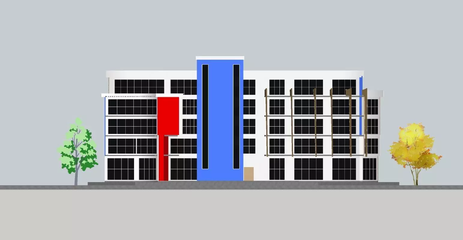  Administrative building 3D model_0