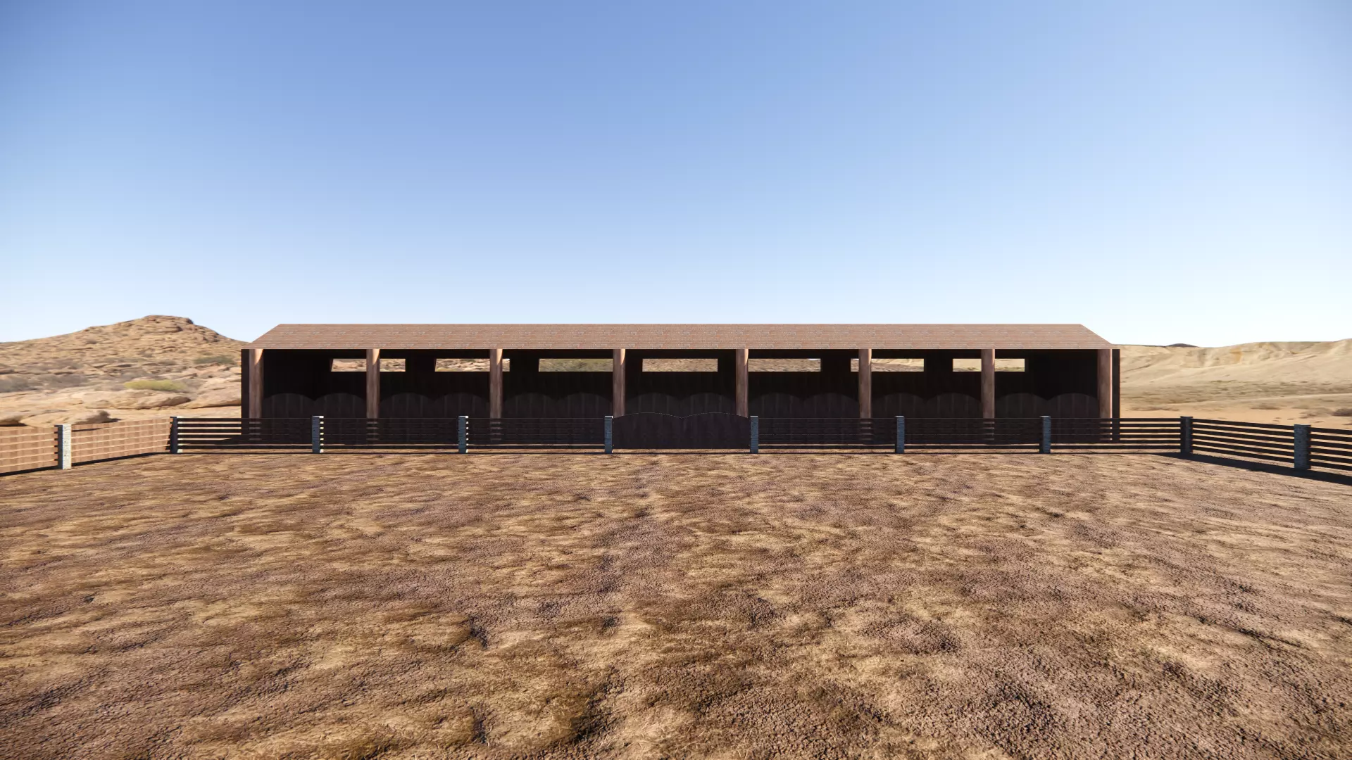 horse house 3d model 3D model