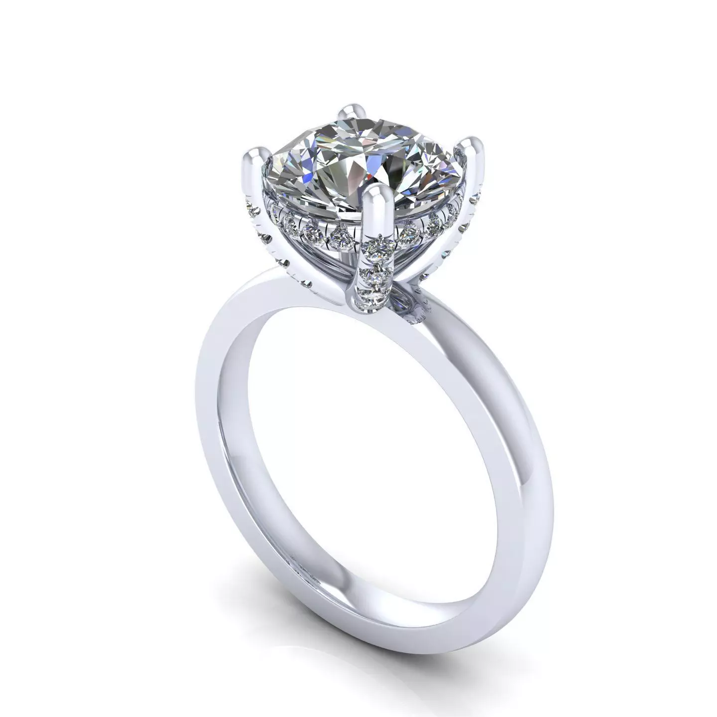 Shang Jen Diamond Ring 3D print model