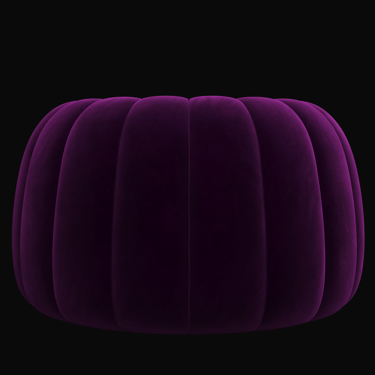 Pouf 4 two pumpkin shaped poufs 3D model_6