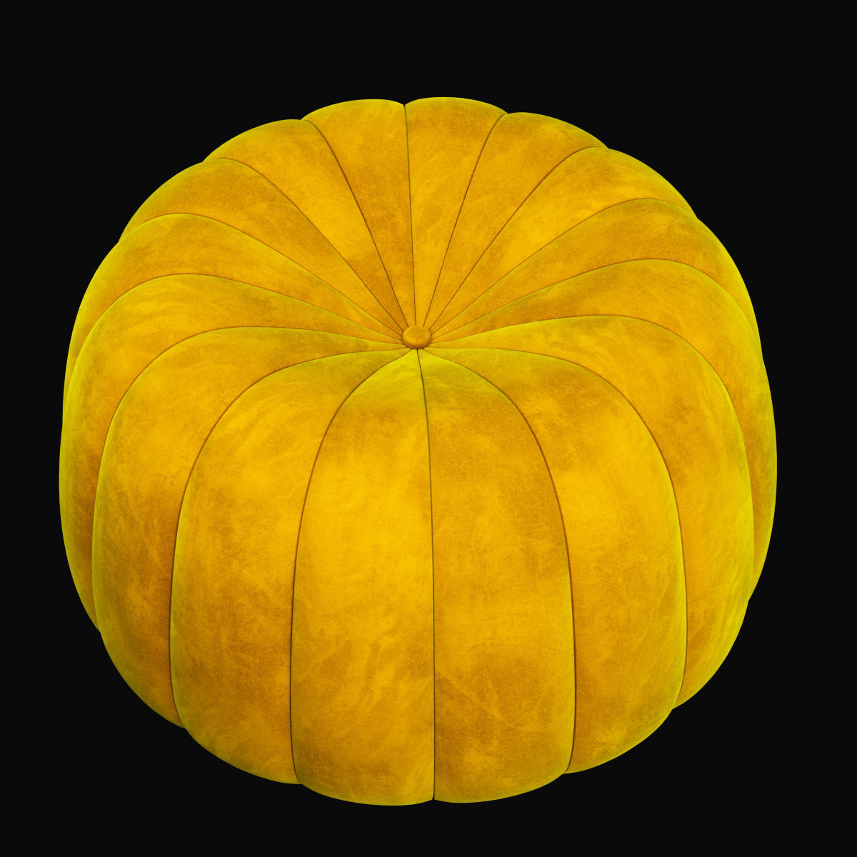 Pouf 4 two pumpkin shaped poufs 3D model_12