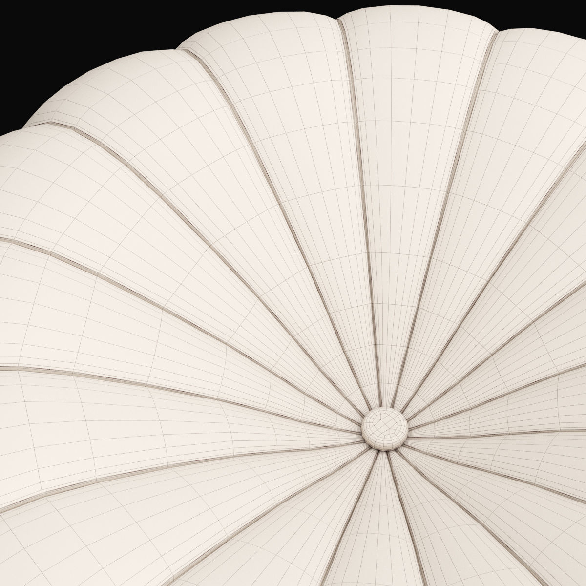 Pouf 4 two pumpkin shaped poufs 3D model_15