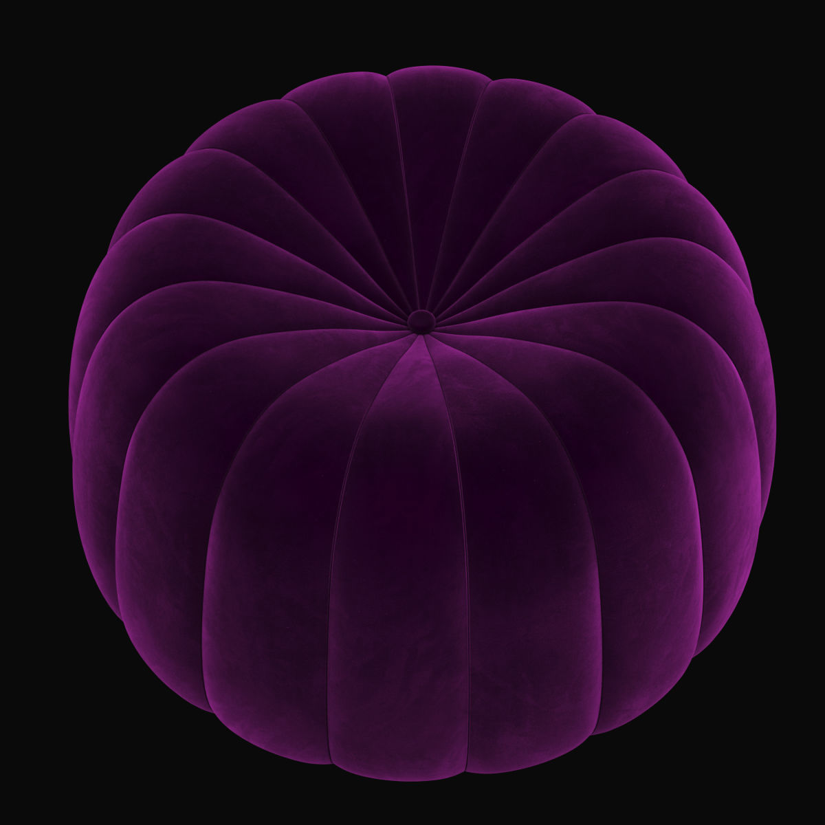 Pouf 4 two pumpkin shaped poufs 3D model_10